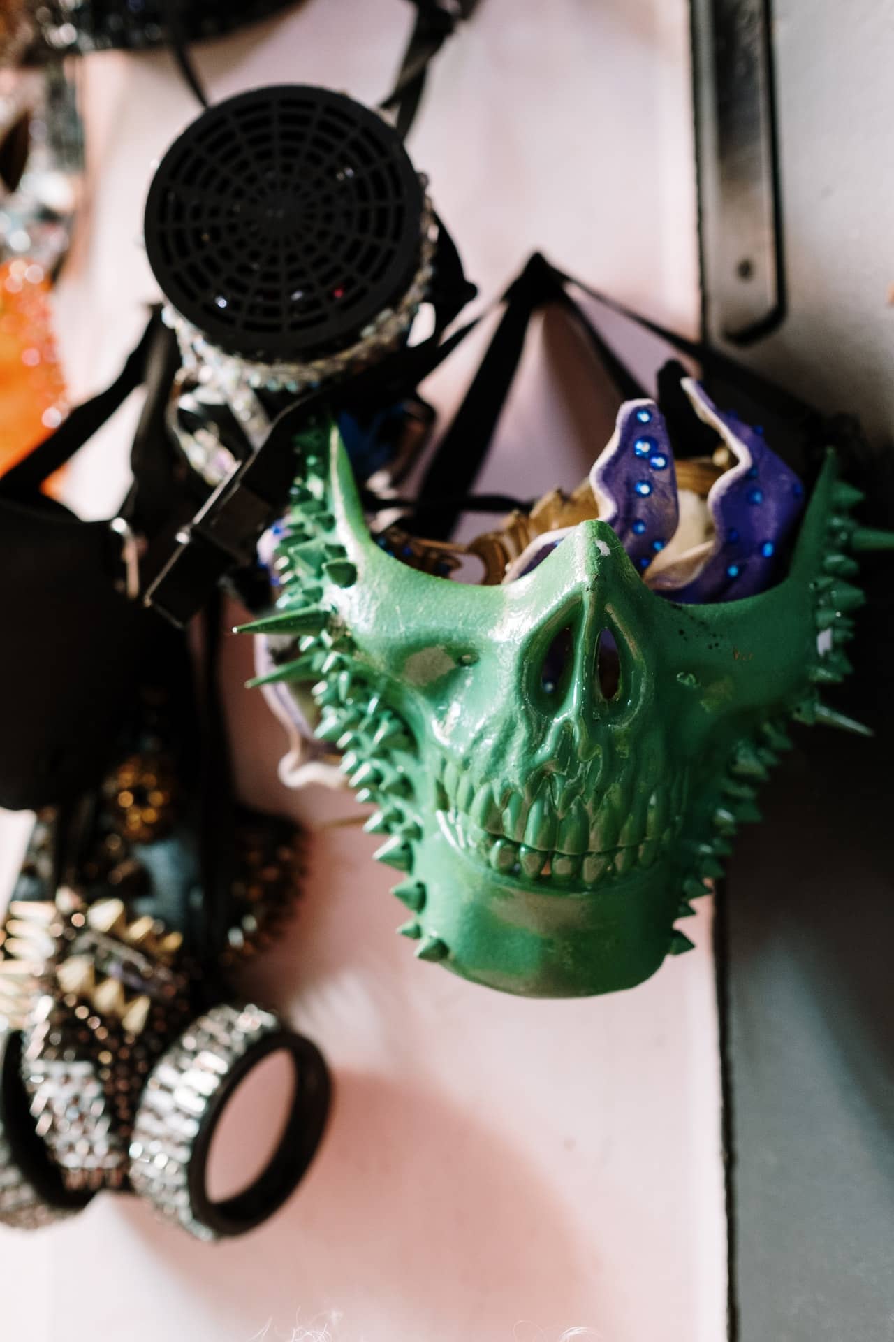 How To Hang Masks On Wall For Masquerade Housewarming Party