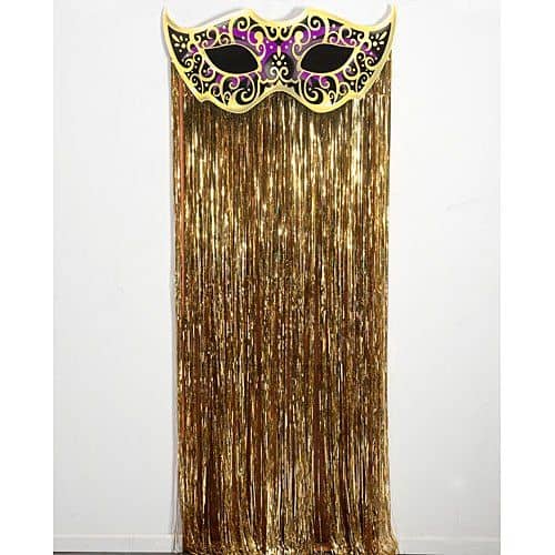 Mystique Mask Gold curtain