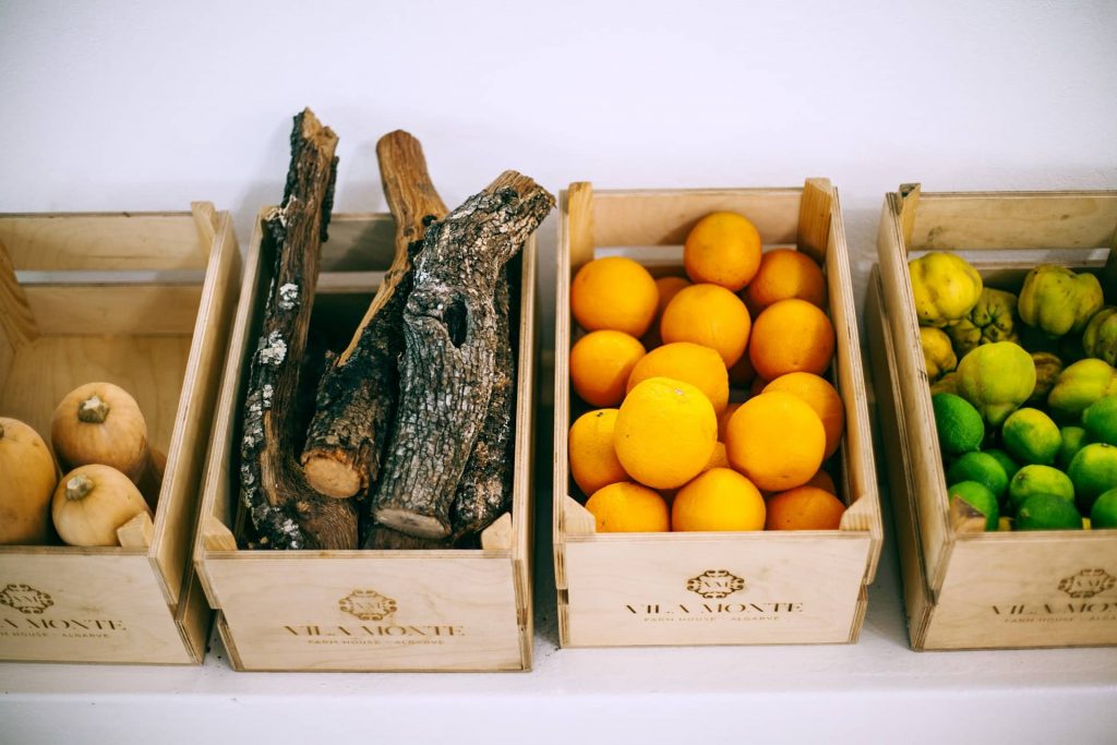 packed food items in boxes