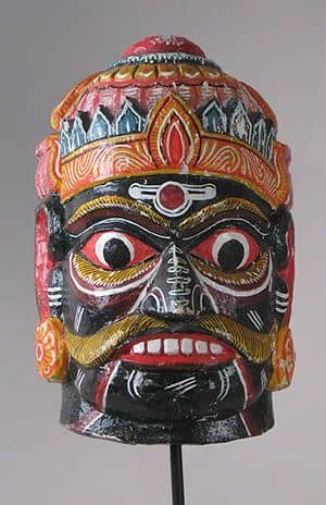 Indian wall mask